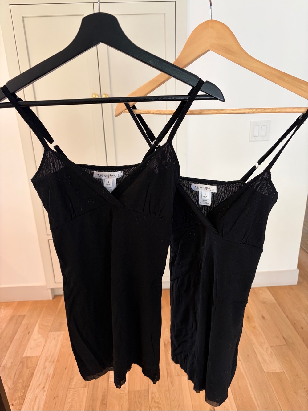 2 Sheer Mesh Tank Tops - White House Black Market